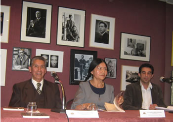 Torrejón Jurado, Luzmila Carpio (Embajadora), Patrik Duque-Estrada (París)