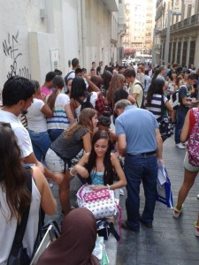La crisis se entromete en la literatura