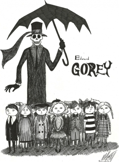 "Los pequeñines macabros" de Edward Gorey