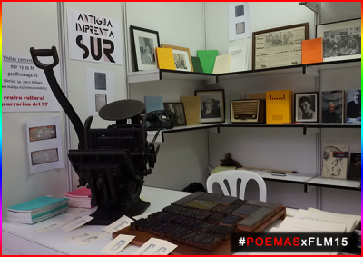 @Poemas_del_alma en la Feria del Libro de Málaga 2015 (#FLM15 - #POEMASxFLM15)