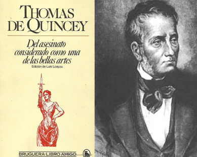 "Del asesinato considerado como una de las bellas artes" de Thomas de Quincey