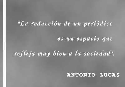 Antonio Lucas:  'Yo estoy a favor de que todo el mundo escriba'