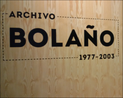 Lo que Roberto Bolaño no es. Archivo Bolaño en Madrid