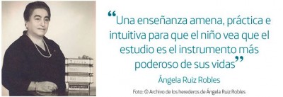 La esperanza de Ángela Ruiz Robles en la educación