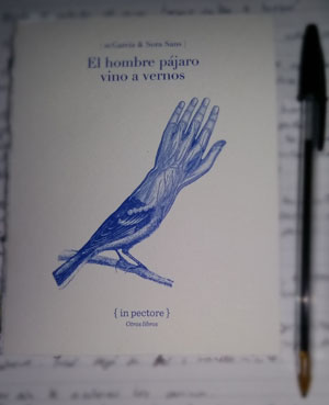 «El hombre pájaro vino a vernos», de Sora Sans —Editorial In Pectore—