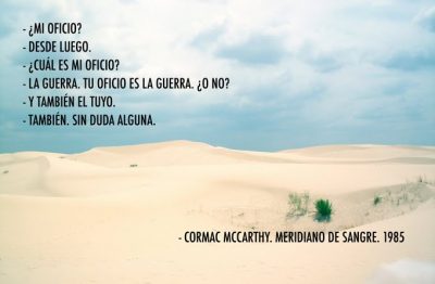 "Meridiano de sangre" de Cormac McCarthy