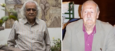 Arturo Corcuera y Brian Aldiss