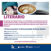 Café literario de la ULP