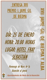 Premio Jaime Gil de Biedma y Alba 2020