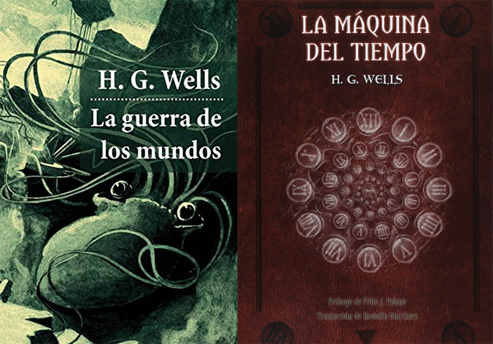 2 libros de H.G. Wells