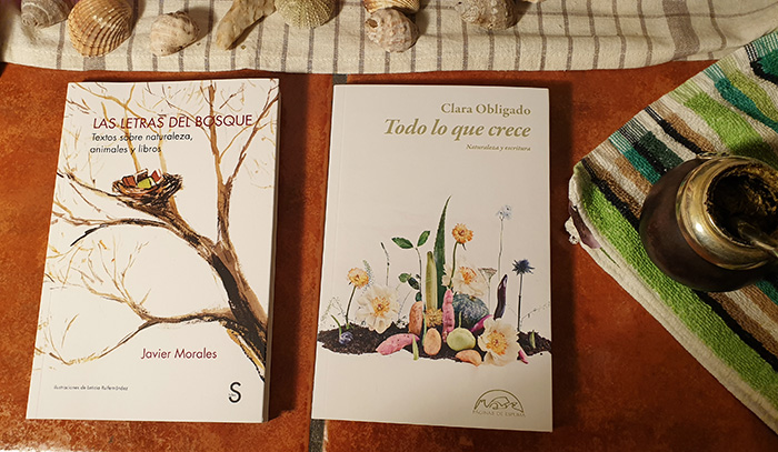 2 libros sobre escritura y naturaleza