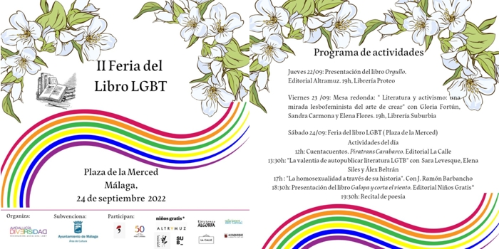 II Feria del Libro LGBT en Málaga