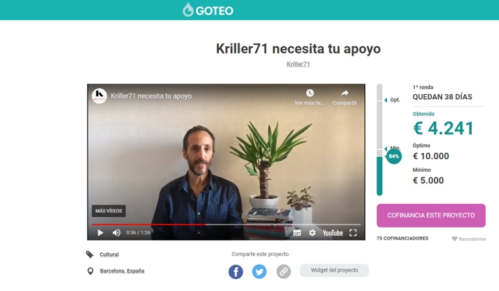 Kriller 71 Ediciones: editar poesía en tiempos difíciles