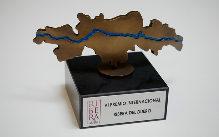 Estatuilla del Premio Ribera del Duero