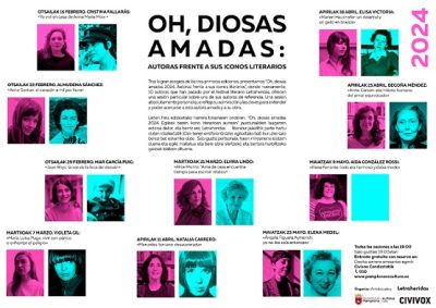 Ciclo de autoras Oh, diosas amadas