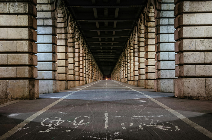 Carriles bici en una ciudad