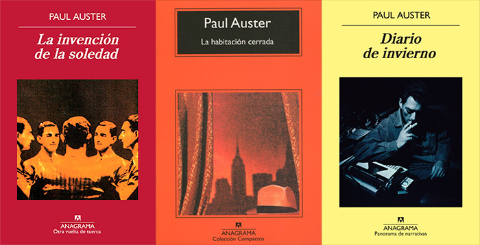 3 libros de Paul Auster