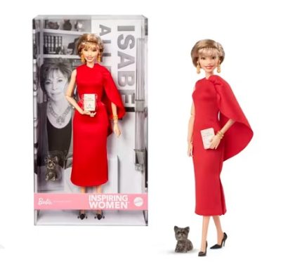 Barbie escritora inspirada en Isabel Allende