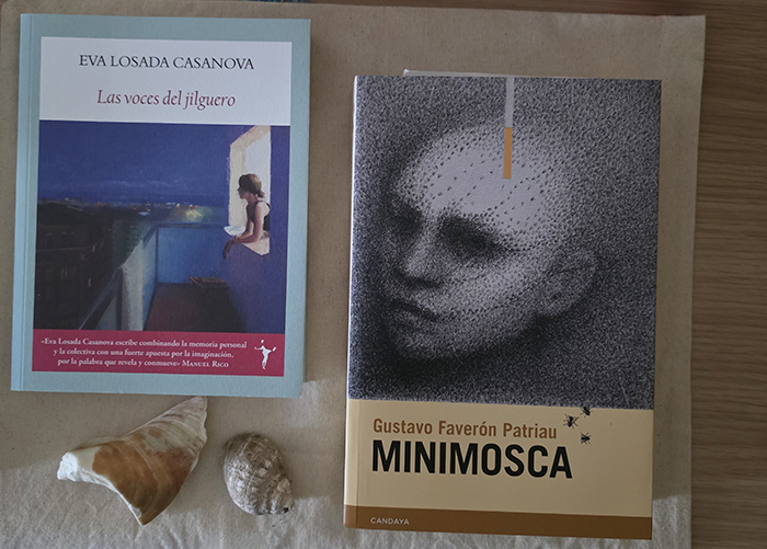 "Las voces del jilguero" de Eva Losada Casanova y "Minimosca" de Gustavo Faverón Patriau